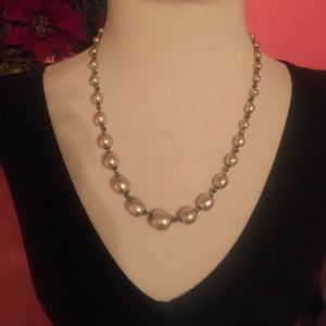 Vintage Miriam Haskell faux pearl necklace